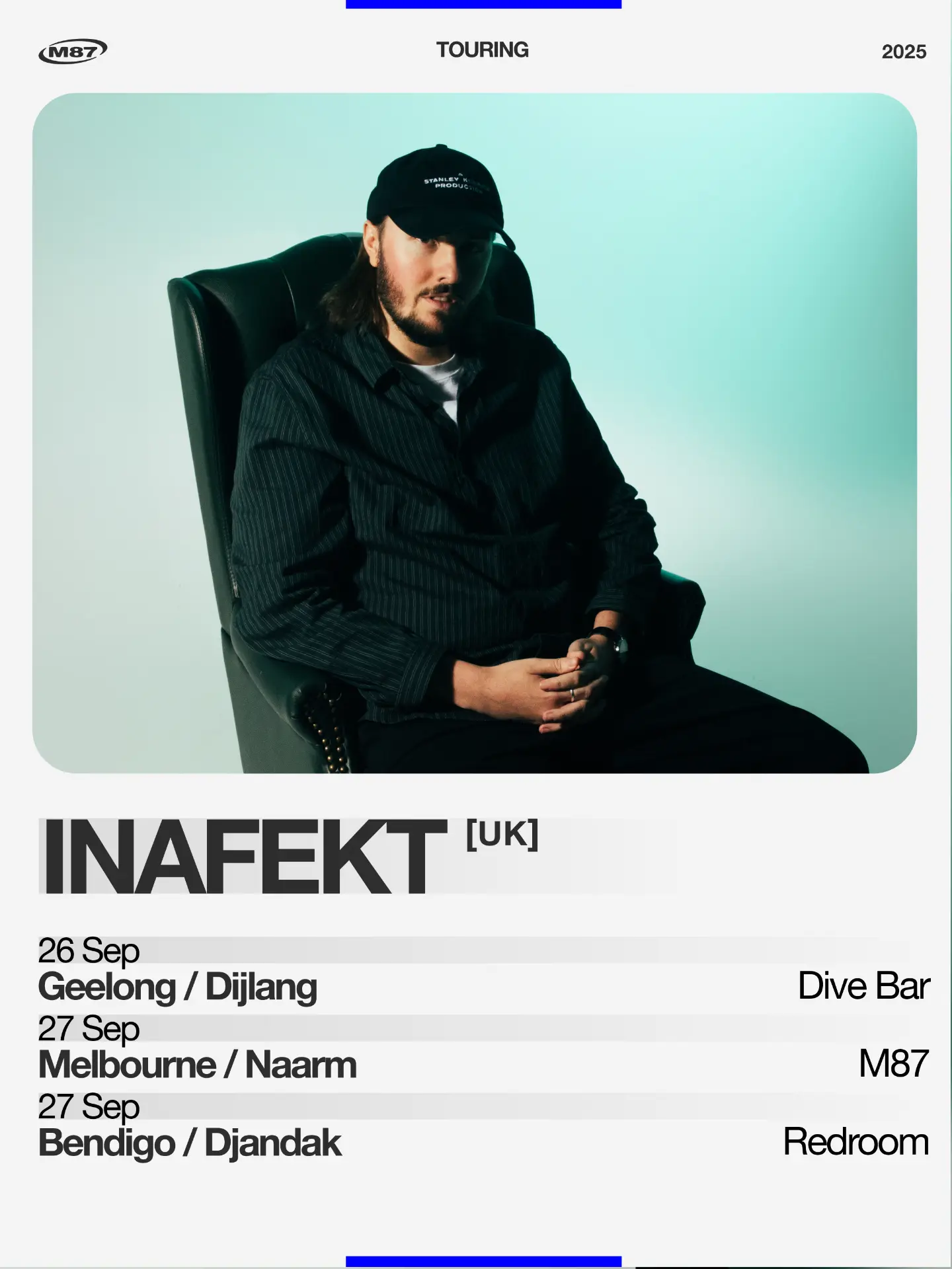 Inafekt [UK] tour poster