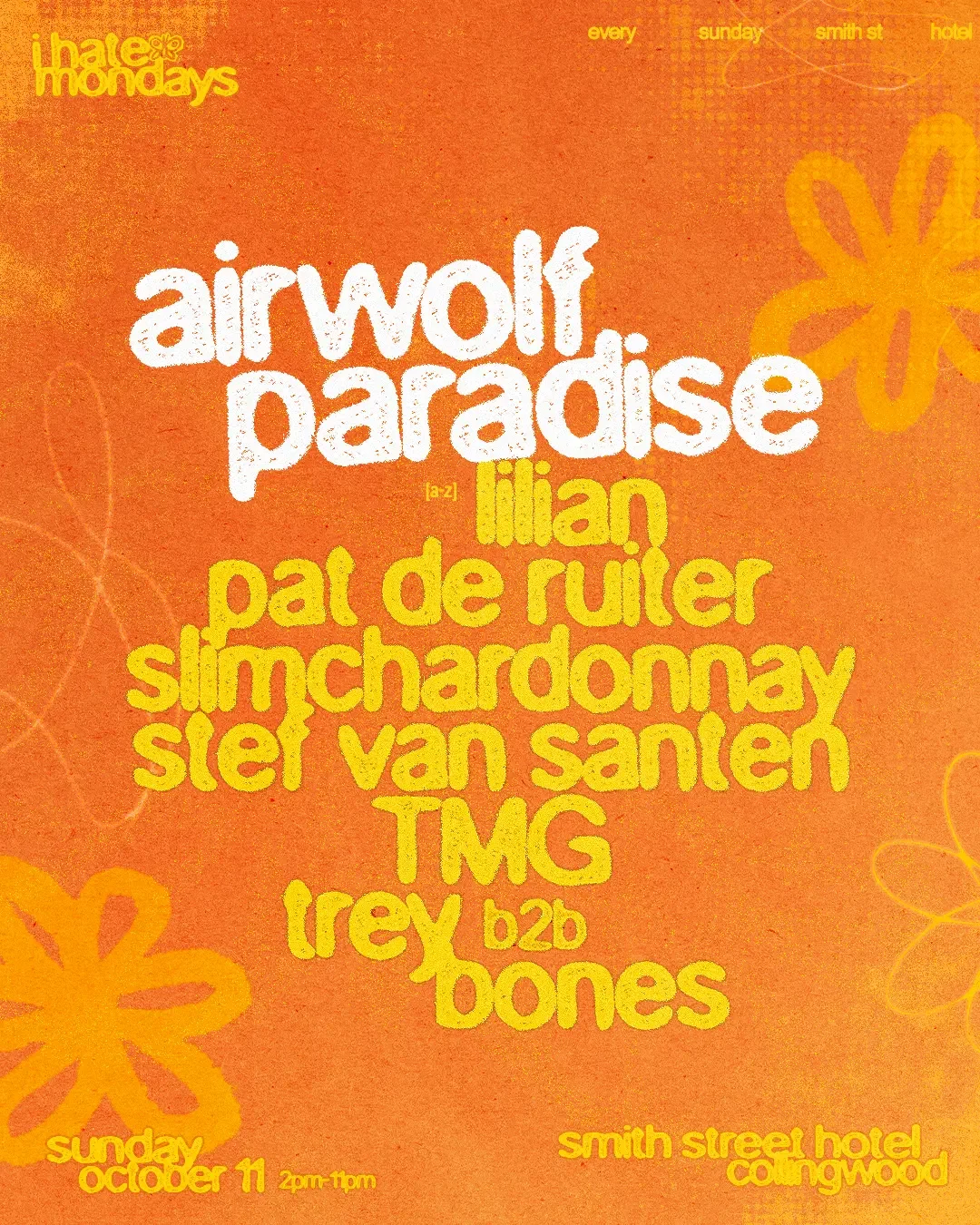 i hate mondays ꕤ week 1: Airwolf Paradise poster