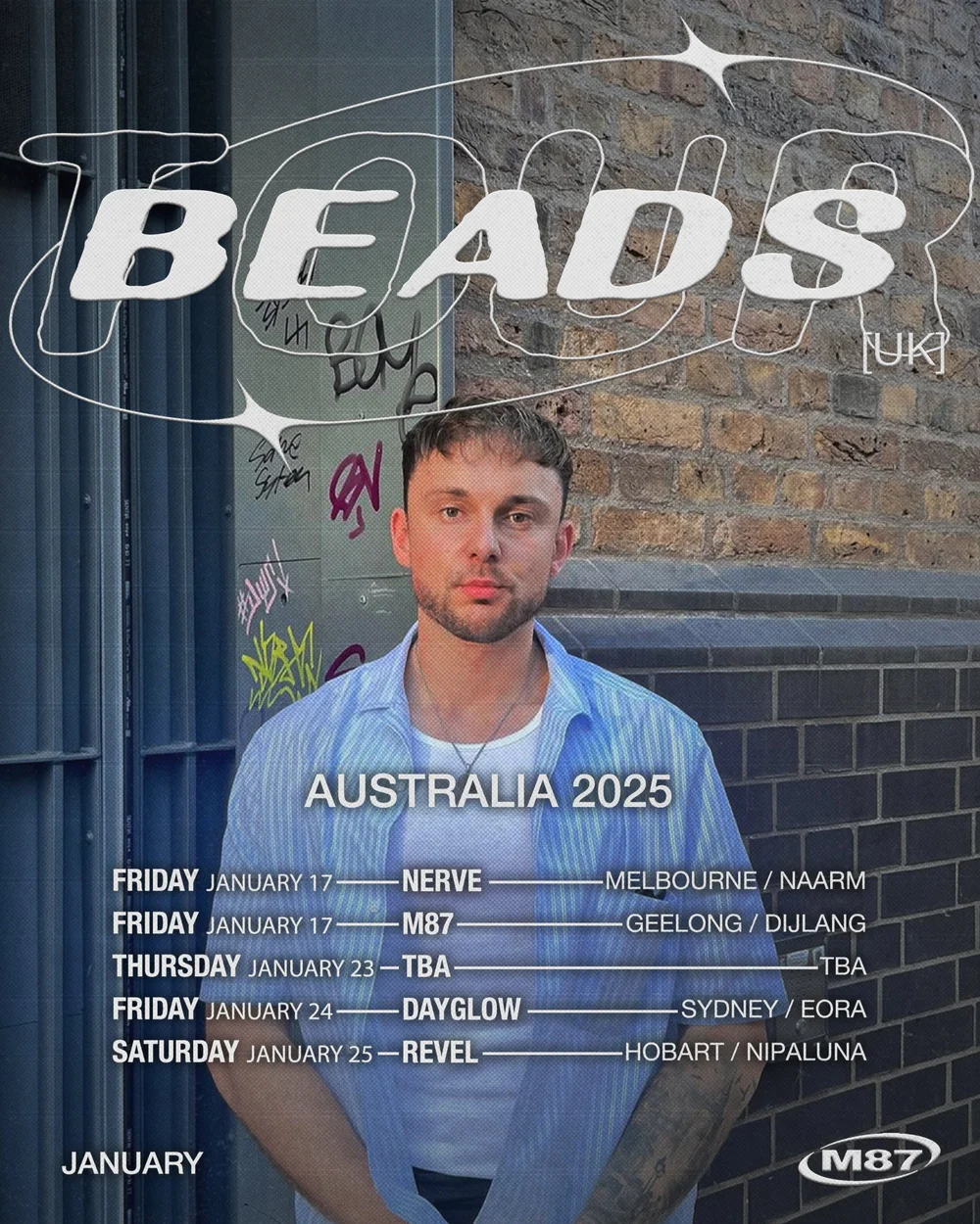 Beads [UK] tour poster