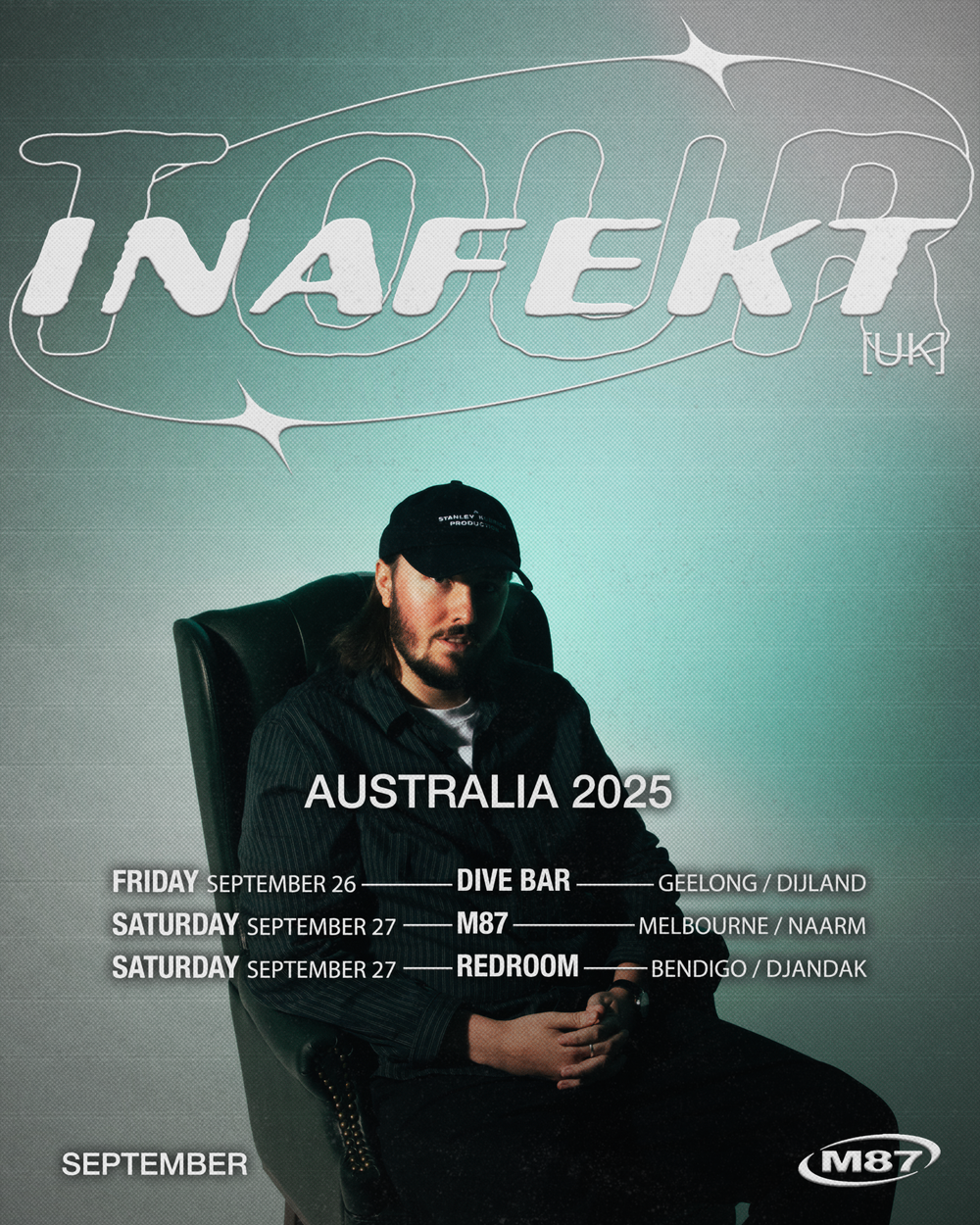 Inafekt [UK] tour poster