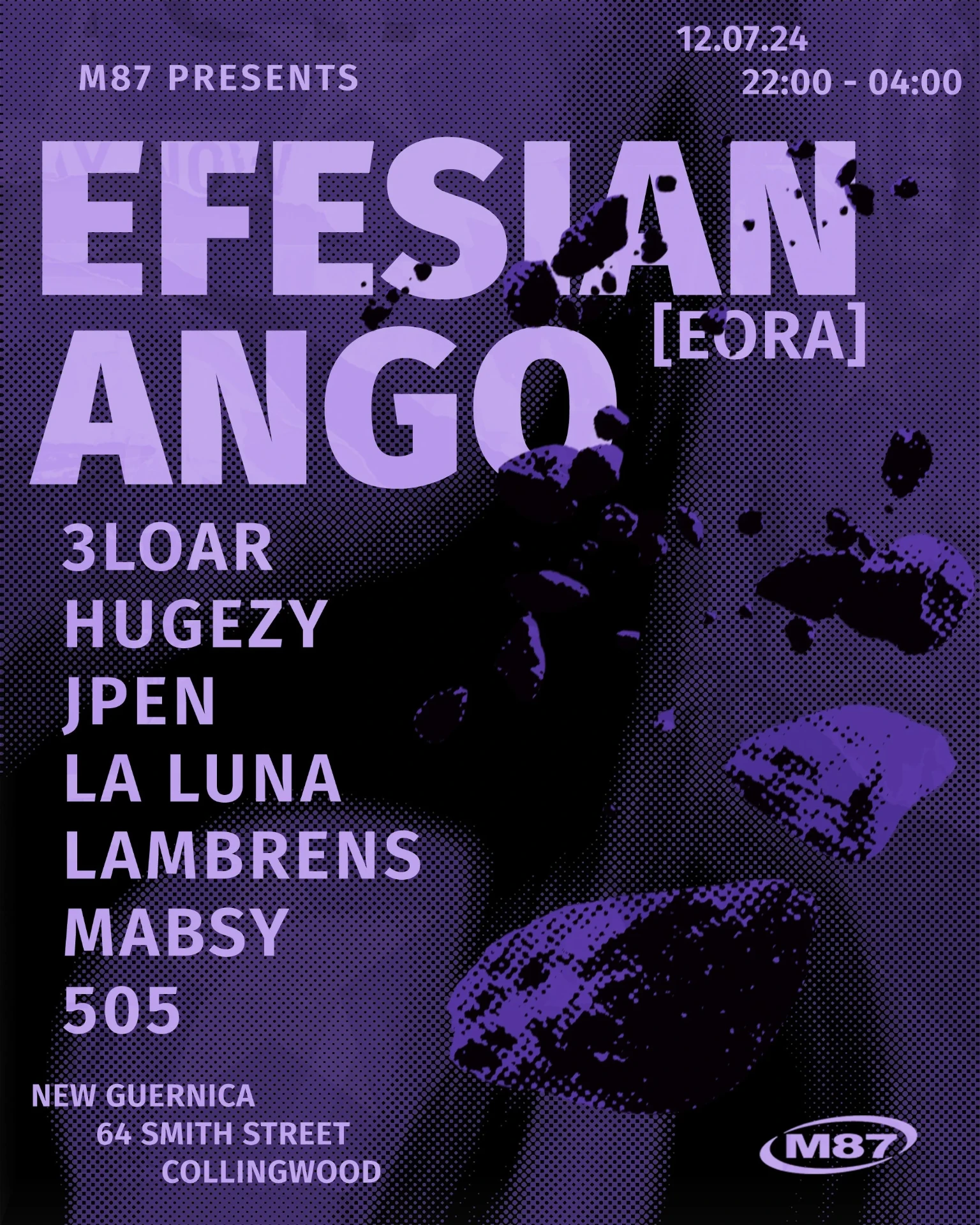 M87 Pres. EFESIAN, ANGO + More poster